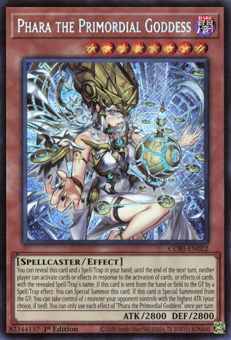 Phara the Primordial Goddess - CORI-EN022 - Secret Rare 1
