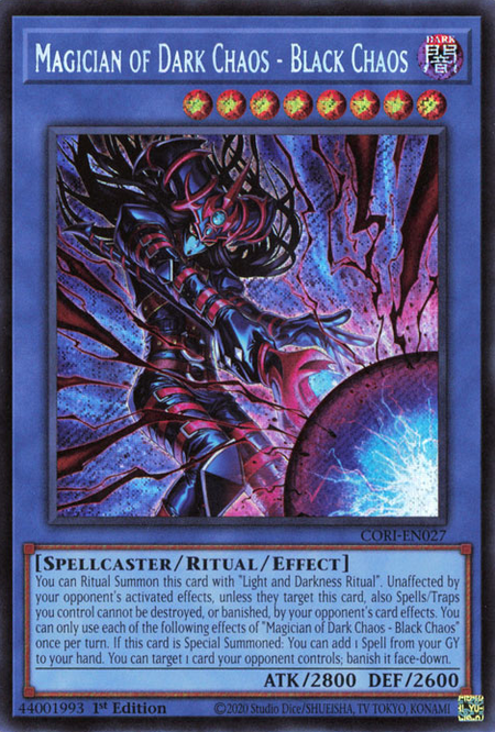 Magician of Dark Chaos - Black Chaos - CORI-EN027 - Secret Rare 1