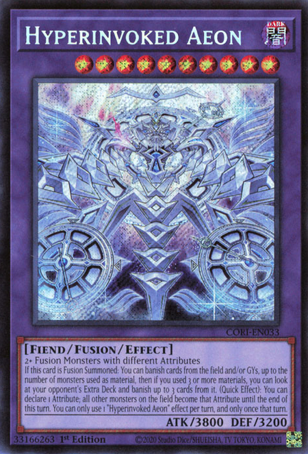 Hyperinvoked Aeon - CORI-EN033 - Secret Rare 1