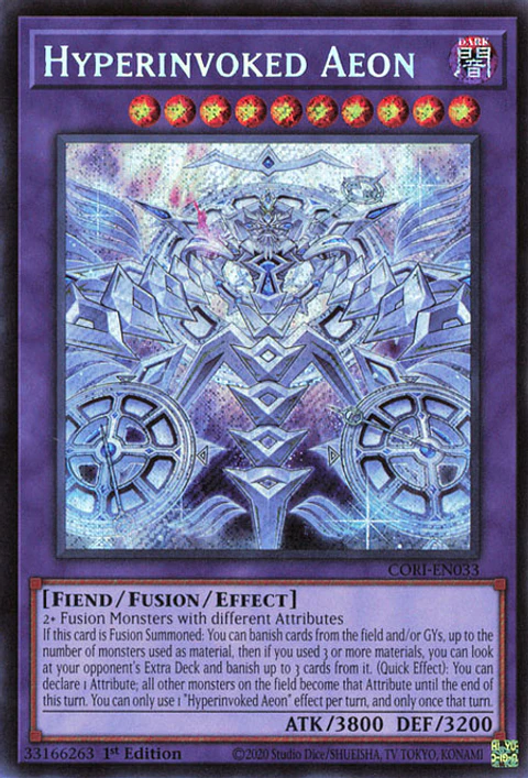 Hyperinvoked Aeon - CORI-EN033 - Secret Rare