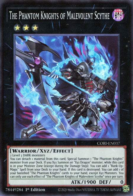 The Phantom Knights of Malevolent Scythe - CORI-EN037 - Super Rare 1