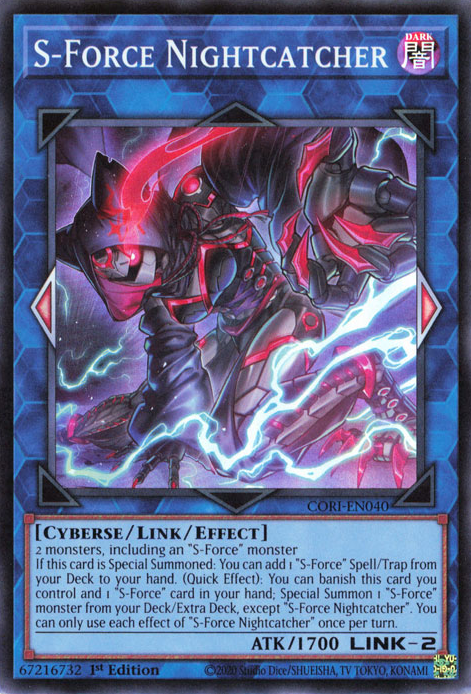 S-Force Nightcatcher - CORI-EN040 - Super Rare 1