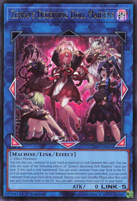 Zenna's Deceiving Doll Maidens - CORI-EN043 - Ultra Rare