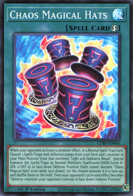 Chaos Magical Hats - CORI-EN046 - Super Rare 1