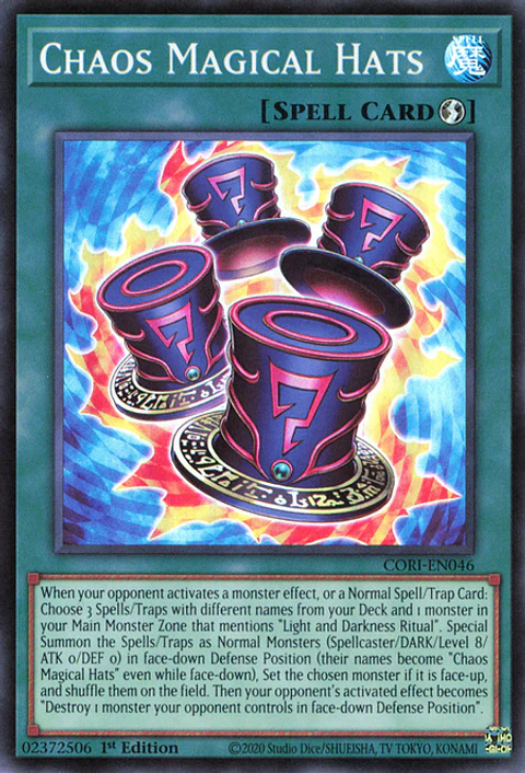 Chaos Magical Hats - CORI-EN046 - Super Rare