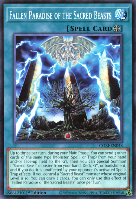 Fallen Paradise of the Sacred Beasts - CORI-EN048 - Common 1
