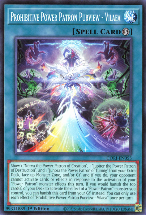 Prohibitive Power Patron Purview - Vilaea - CORI-EN055 - Common 1