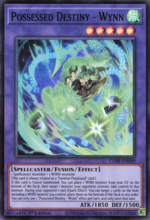 Possessed Destiny - Wynn - CORI-EN099 - Super Rare
