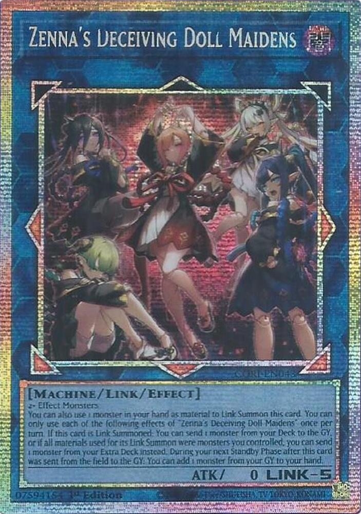 Zenna's Deceiving Doll Maidens - CORI-EN043 - Starlight Rare 1