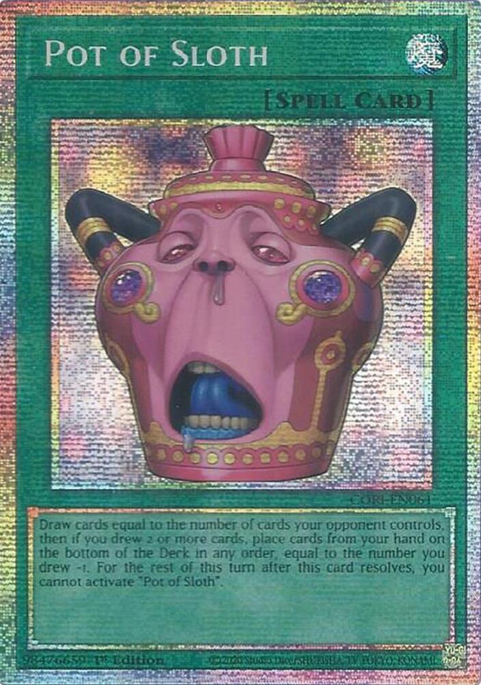Pot of Sloth - CORI-EN061 - Starlight Rare 1