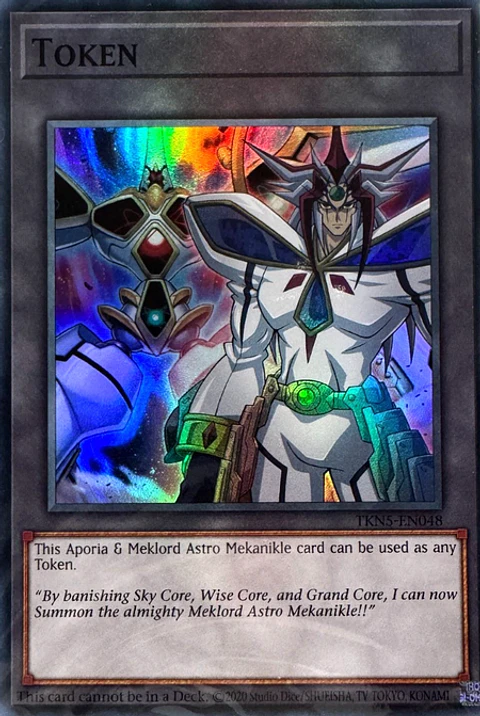 "Token" (Aporia and "Meklord Astro Mekanikle") - TKN5-EN048 - Super Rare