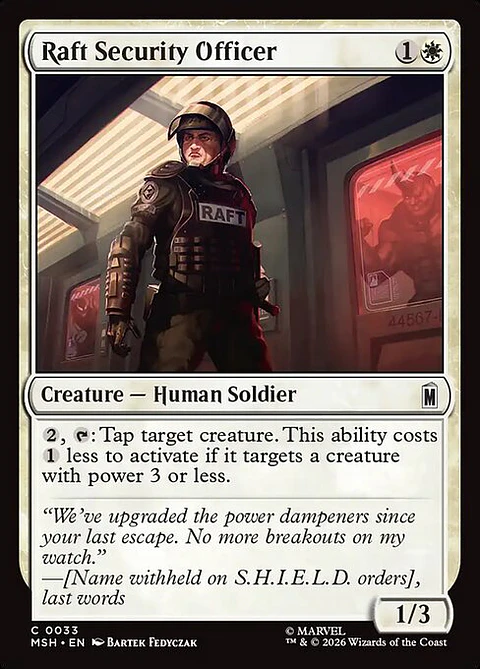 Raft Security Officer - MSH-0033 - Common