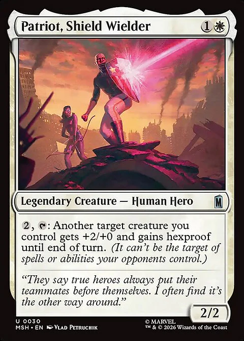 Patriot, Shield Wielder - MSH-0030 - Uncommon