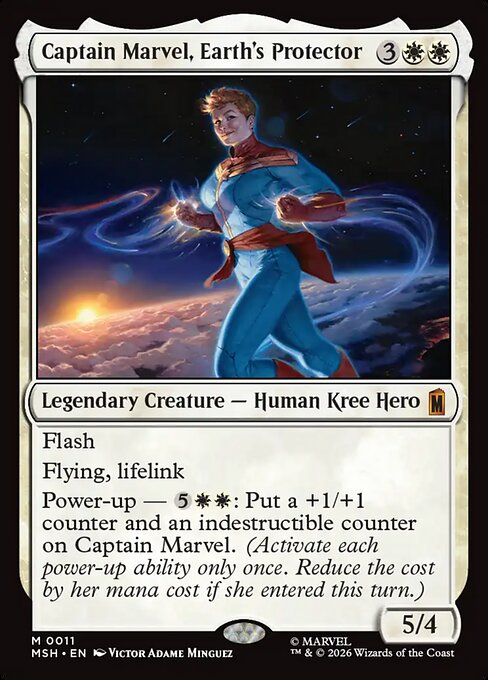 Captain Marvel, Earth's Protector - MSH-0011 - Mythic 1