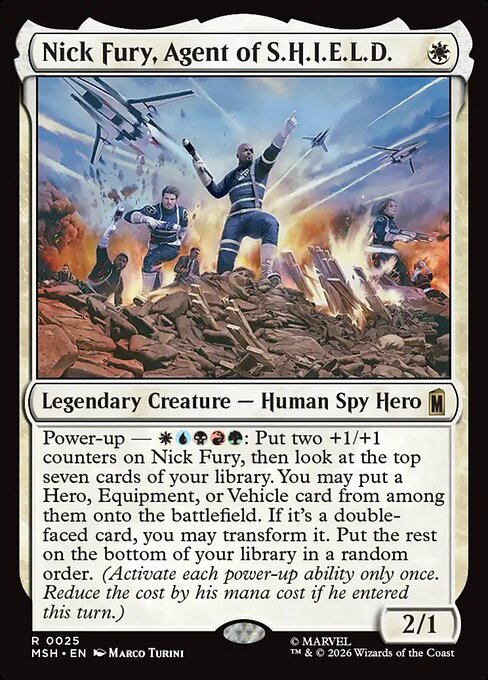 Nick Fury, Agent of S.H.I.E.L.D. - MSH-0025 - Rare 1