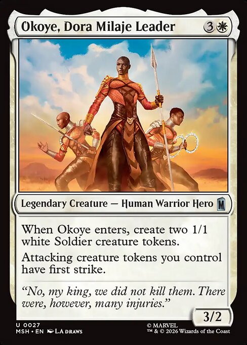 Okoye, Dora Milaje Leader - MSH-0027 - Uncommon 1