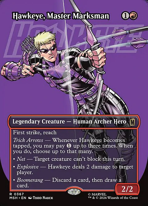 Hawkeye, Master Marksman - MSH-0367 - Rare