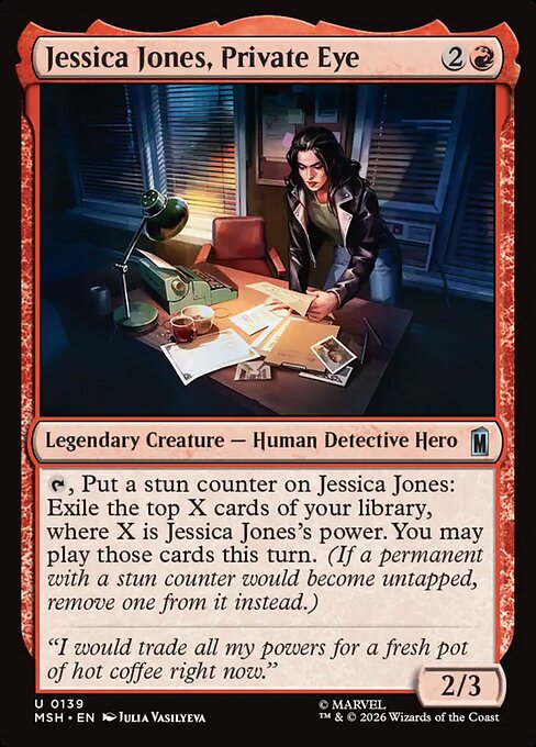 Jessica Jones, Private Eye - MSH-0139 - Uncommon 1