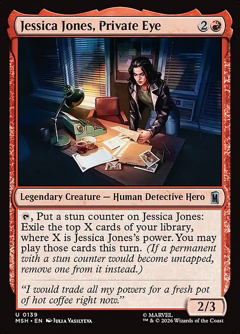 Jessica Jones, Private Eye - MSH-0139 - Uncommon