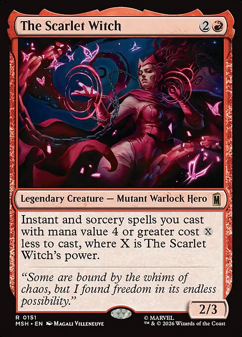 The Scarlet Witch - MSH-0151 - Rare
