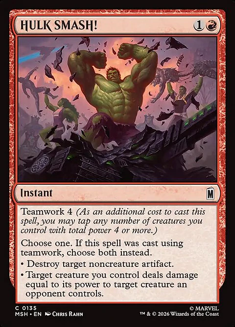 HULK SMASH! - MSH-0135 - Common