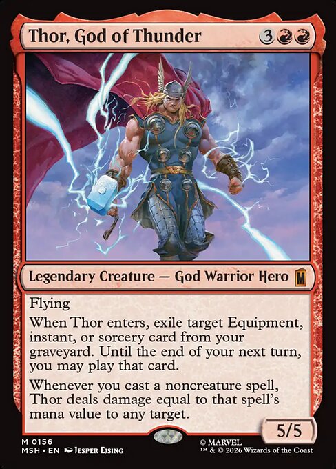 Thor, God of Thunder - MSH-0156 - Mythic 1