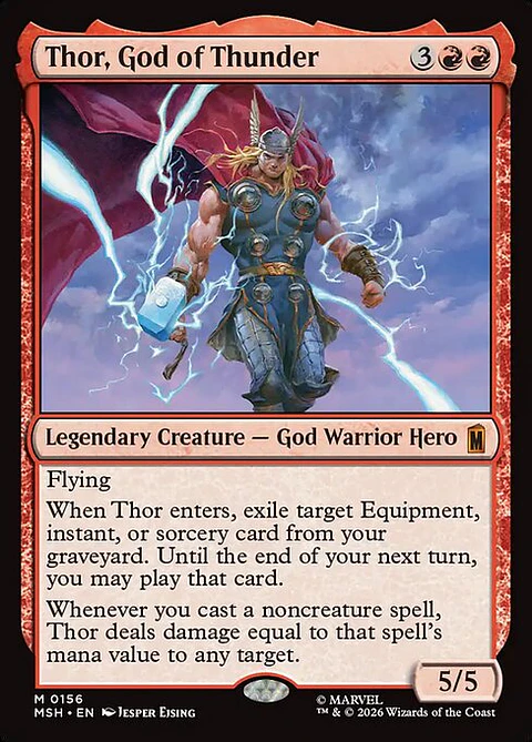 Thor, God of Thunder - MSH-0156 - Mythic