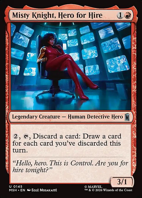 Misty Knight, Hero for Hire - MSH-0145 - Uncommon