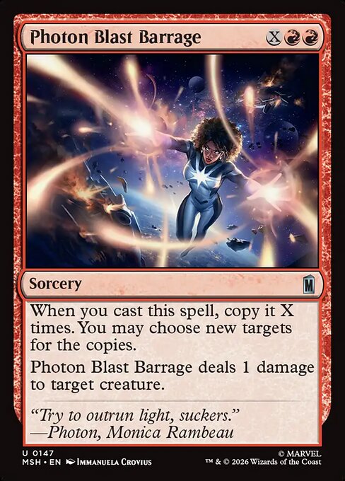 Photon Blast Barrage - MSH-0147-F - Uncommon - Foil 1