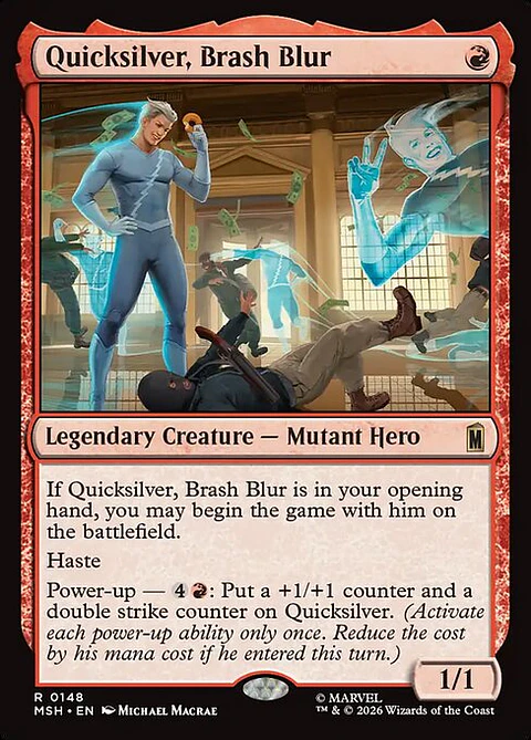 Quicksilver, Brash Blur - MSH-0148 - Rare