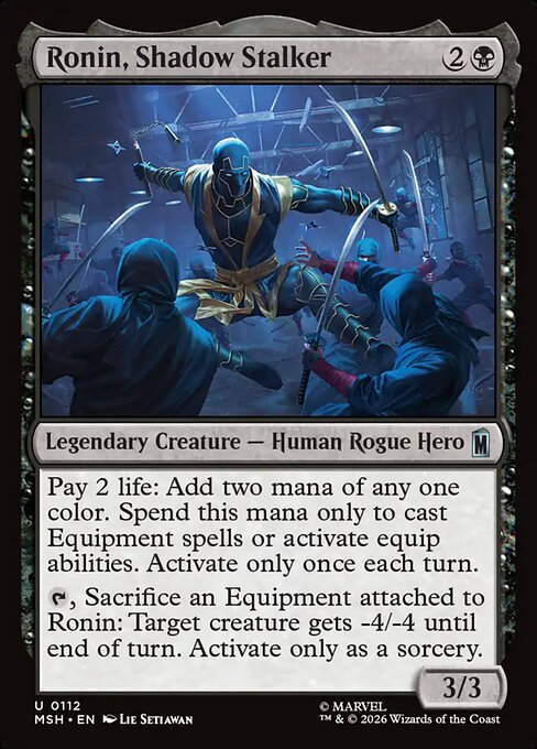 Ronin, Shadow Stalker - MSH-0112 - Uncommon 1