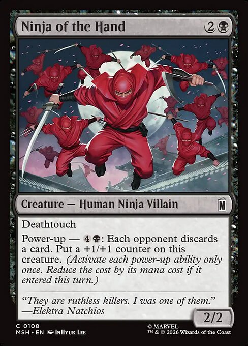 Ninja of the Hand - MSH-0108 - Common 1