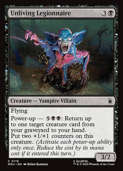Unliving Legionnaire - MSH-0119-F - Common - Foil