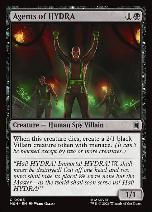 Agents of HYDRA - MSH-0085-F - Common - Foil 1