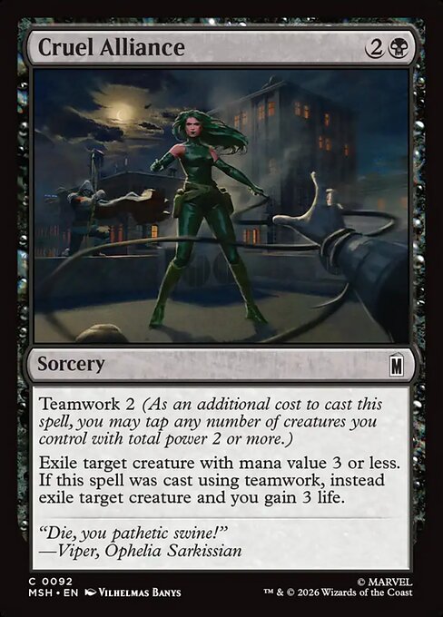 Cruel Alliance - MSH-0092 - Common 1