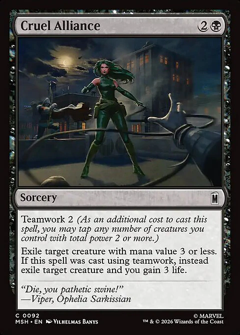 Cruel Alliance - MSH-0092 - Common