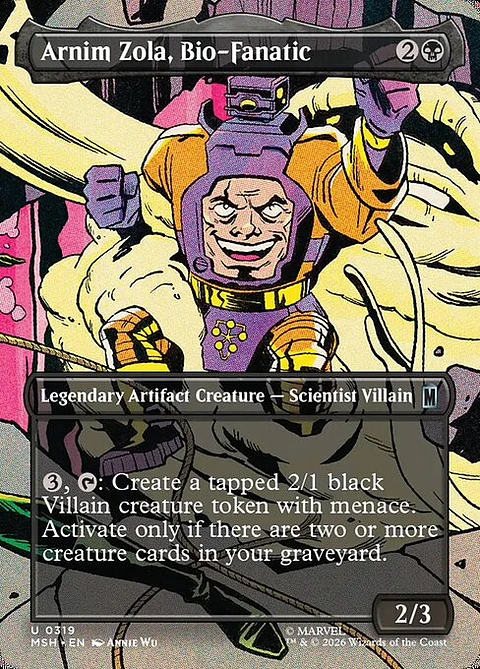 Arnim Zola, Bio-Fanatic - MSH-0319 - Uncommon