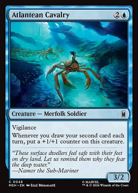 Atlantean Cavalry - MSH-0045 - Common