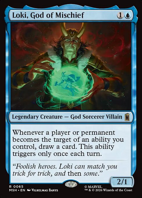 Loki, God of Mischief - MSH-0065 - Rare 1