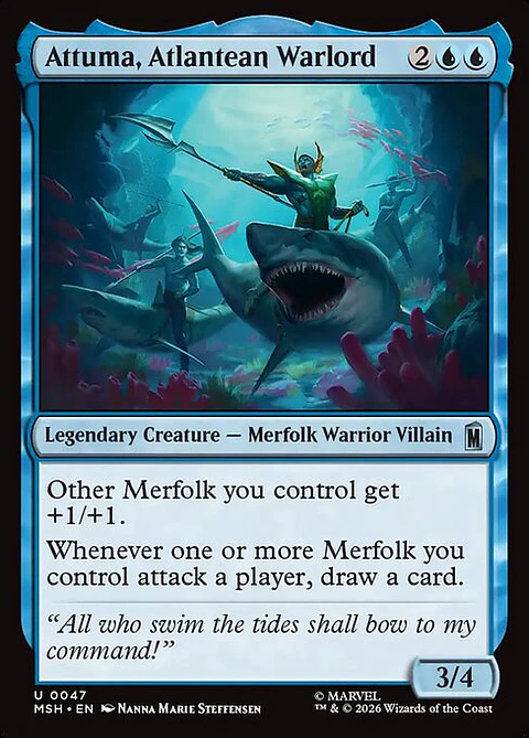 Attuma, Atlantean Warlord - MSH-0047 - Uncommon