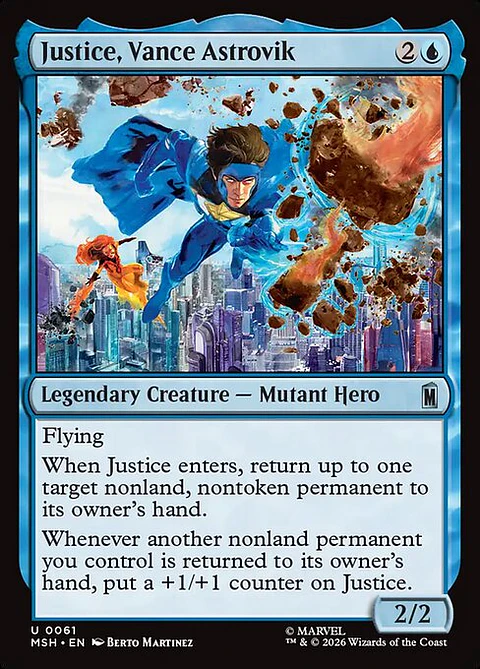 Justice, Vance Astrovik - MSH-0061 - Uncommon