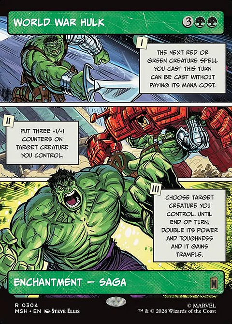 World War Hulk - MSH-0304-F - Rare - Foil