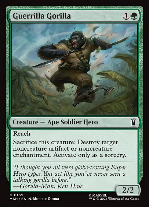 Guerrilla Gorilla - MSH-0169-F - Common - Foil 1