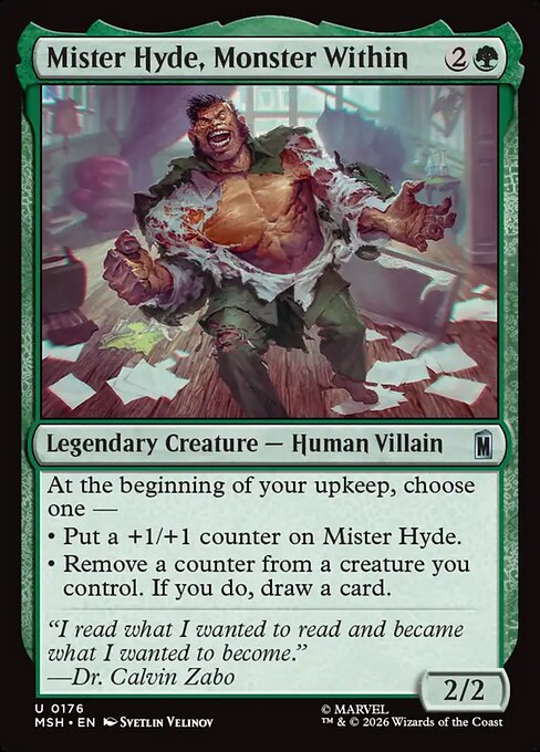 Mister Hyde, Monster Within - MSH-0176 - Uncommon 1