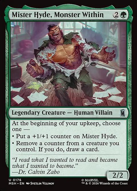 Mister Hyde, Monster Within - MSH-0176 - Uncommon