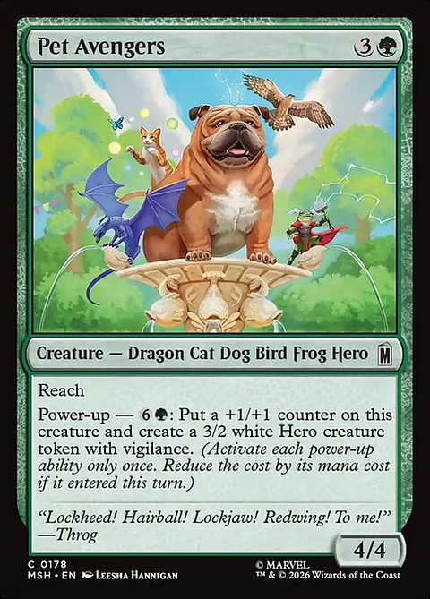 Pet Avengers - MSH-0178 - Common