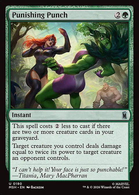 Punishing Punch - MSH-0180 - Uncommon