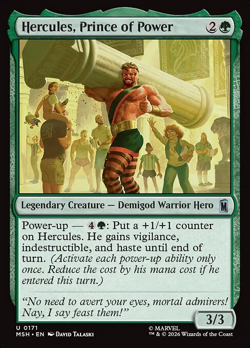 Hercules, Prince of Power - MSH-0171 - Uncommon 1