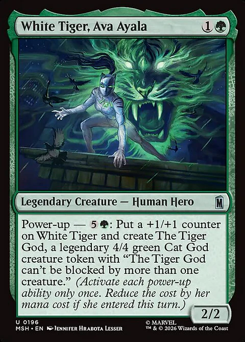 White Tiger, Ava Ayala - MSH-0196 - Uncommon