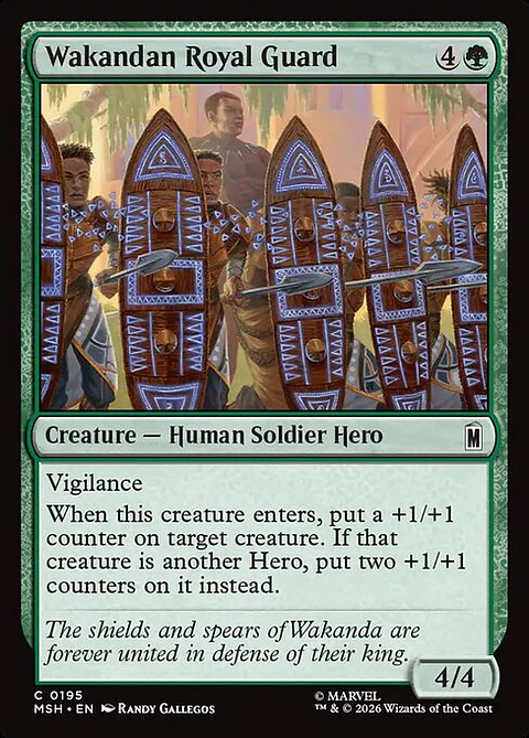 Wakandan Royal Guard - MSH-0195 - Common